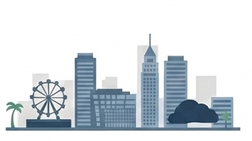 洛杉矶城市天际线 Los Angeles skyline
