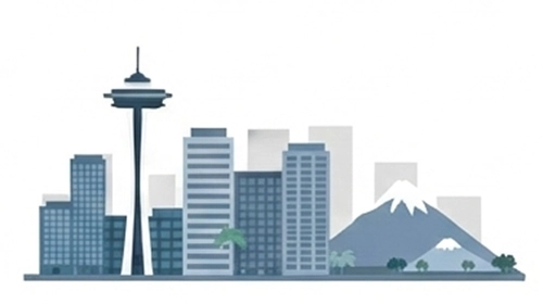西雅图城市天际线 Seattle skyline