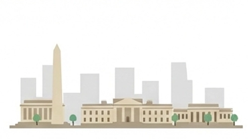 华盛顿城市天际线 Washington skyline