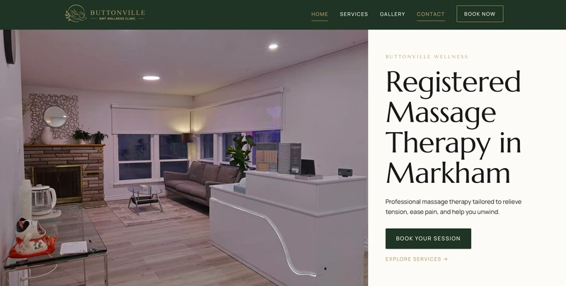 Markham Licensed RMT Clinic & Direct Billing Portal - Flamingo Technology Web Showcase